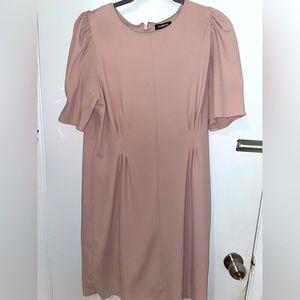 Dusty rose colored Express dress